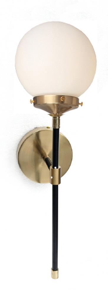 Wall Sconce Aged Brass/Black