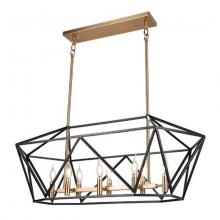 Vinci Lighting Inc. C1105-8AB/BK - Vita Chandelier Aged Brass/Black