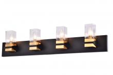 Vinci Lighting Inc. VL9323-4AB/BK - Vanity Wall Aged Brass/Black