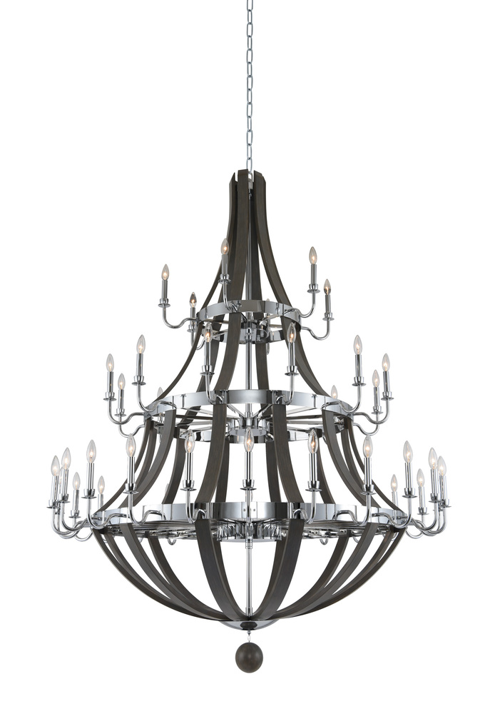 Sharlow (24 + 12 + 6) Light 3 Tier Chandelier