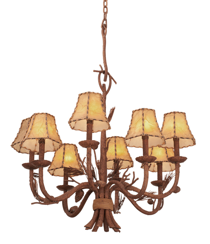 Ponderosa 8 Light Chandelier