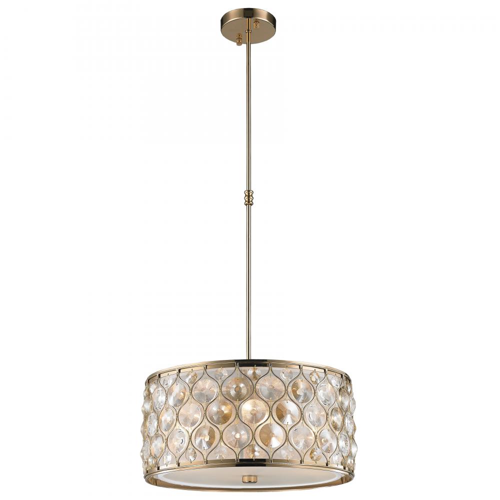 Champagne pendant deals light