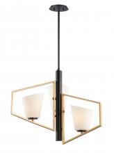 Maxim 26353SWGLDBK - Oblique-Multi-Light Pendant