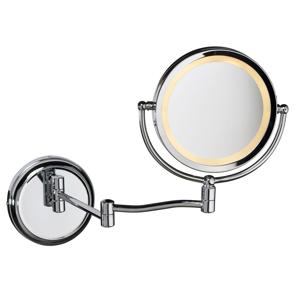 5x Swing Arm Lighted Magnifier Mirror