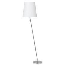 Dainolite 545F-PC - Canting Floor Lamp w/Linen Shade