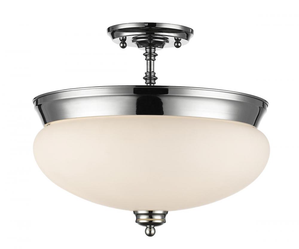 3 Light Semi Flush Mount