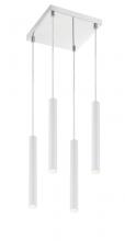 Z-Lite 917MP12-WH-LED-4SCH - 4 Light Chandelier