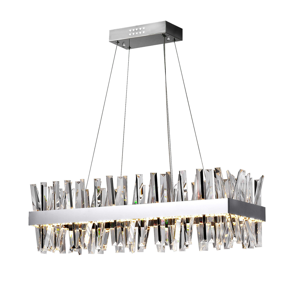 Faye LED Chandelier With Chrome Finish