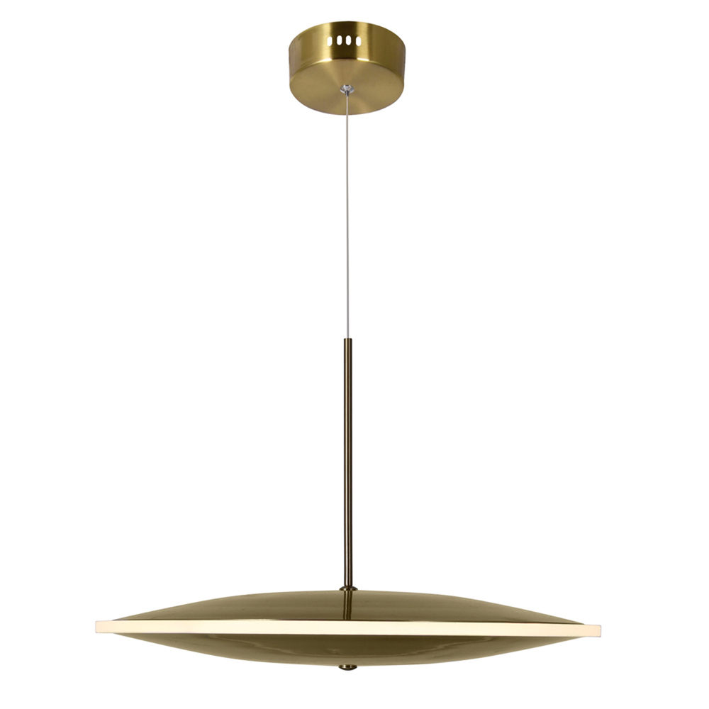 Ovni LED Pendant With Brass Finish