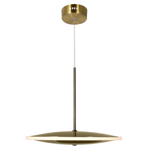 CWI Lighting 1204P12-1-625-A - Ovni LED Mini Pendant With Brass Finish