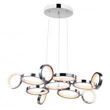 CWI Lighting 1054P28-601 - Colette LED Chandelier With Chrome Finish