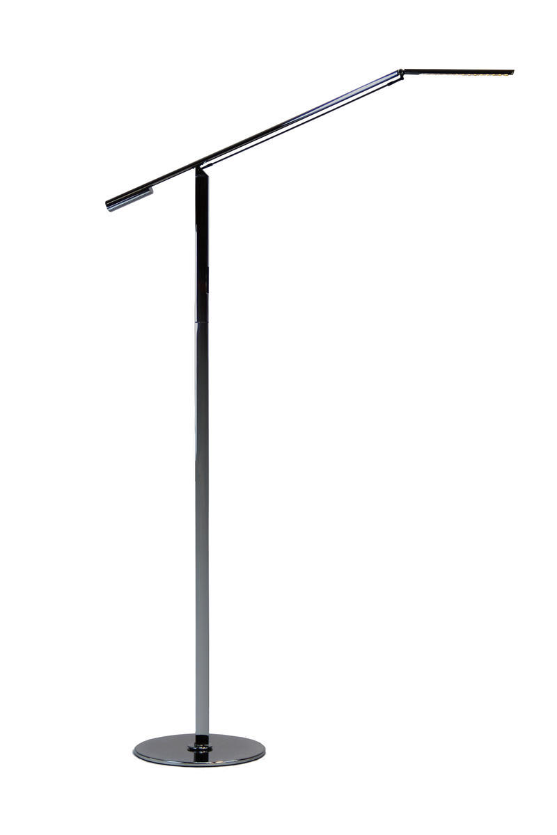 Equo Floor Lamp (Warm Light; Chrome)