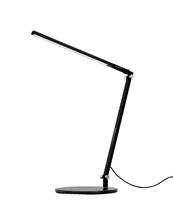 Koncept Inc AR1100-WD-MBK-DSK - Z-Bar Solo mini Desk Lamp with base (Warm Light; Metallic Black)