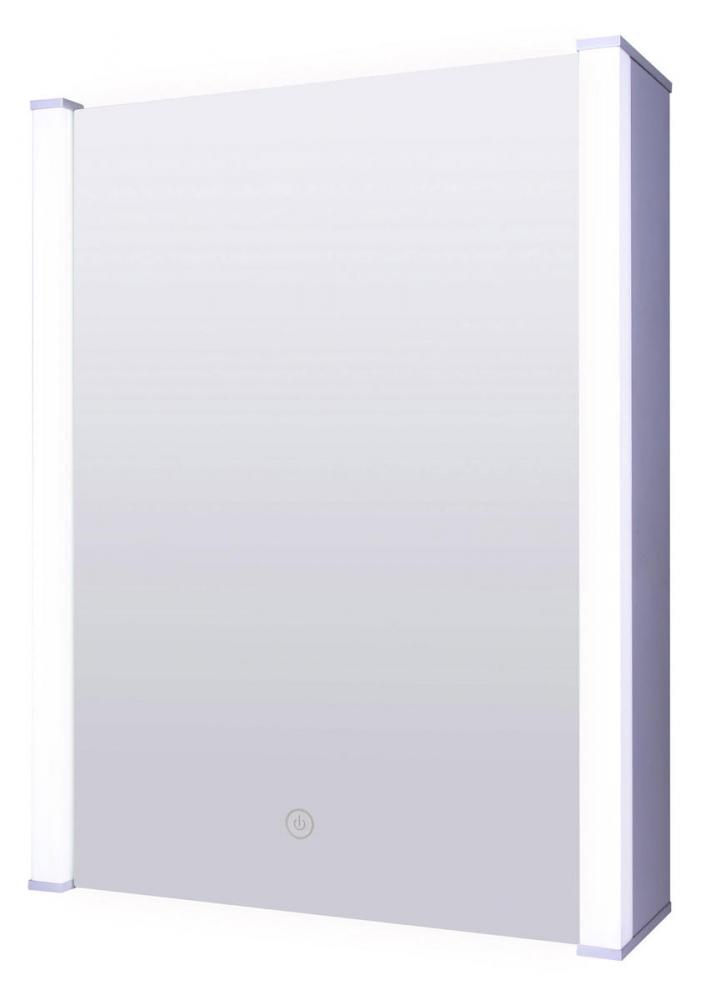 LED Medicine Cabinet, MC101A2026RNW, 19.7" W x 25.6" H, 18W, 3000K, 80 CRI, Wall Mounted