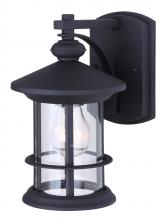 Canarm IOL315BK - TREEHOUSE, 1 Lt Outdoor Down Light, Clear Glass, 1 x 100W Type A, 6" W x 9 3/4" H x 7 1/2