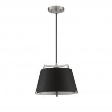 Kendal PF263-BLK/SN - 1 LIGHT PENDANT