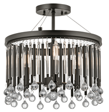 Kichler 43726ESP - Piper 3 Light Semi Flush Espresso