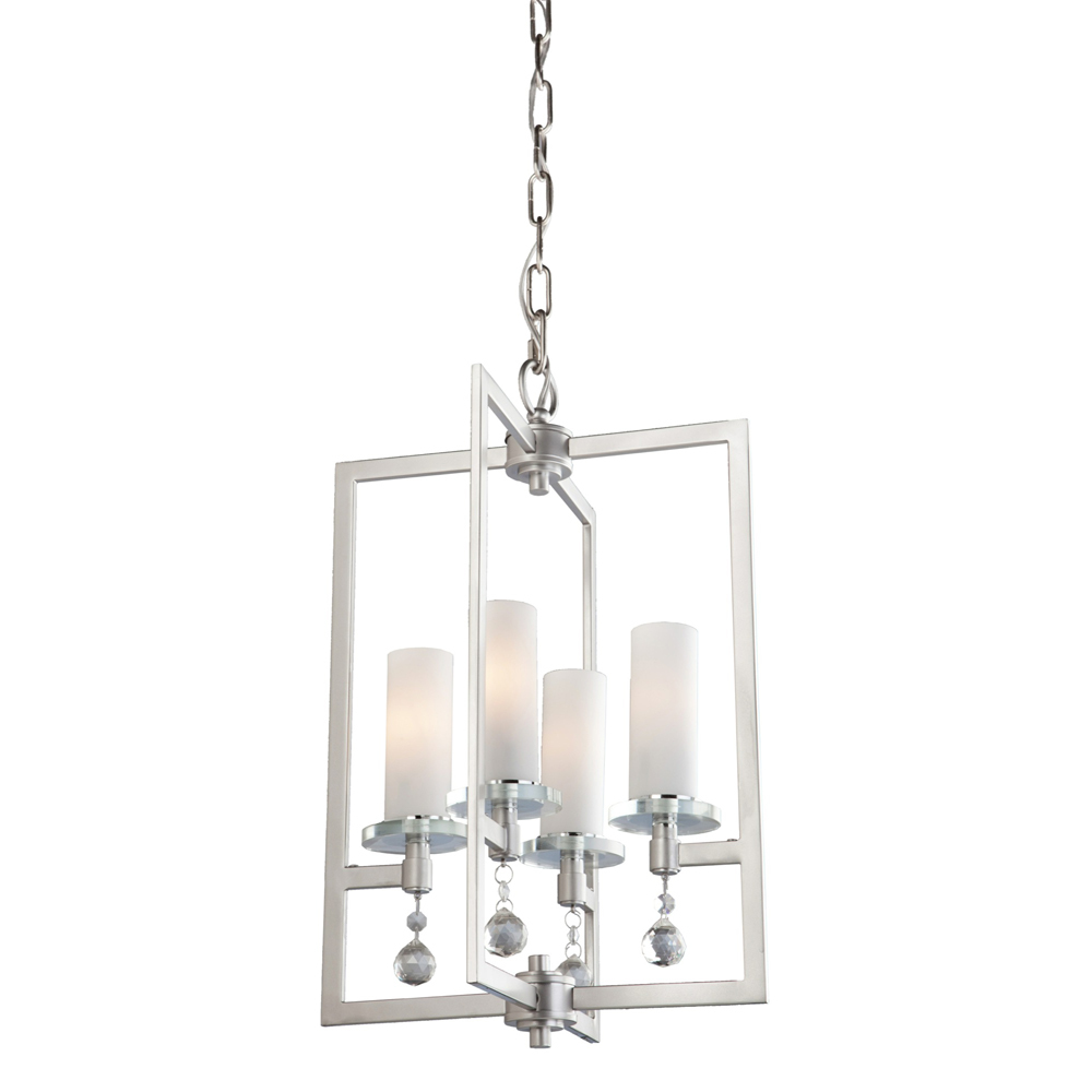 Melbourne 4 Light  Brushed Nickel Chandelier