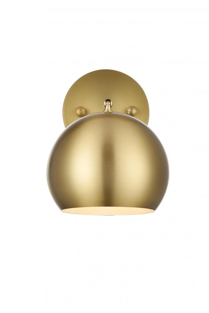 Othello 6 Inch Wall Sconce in Satin Gold