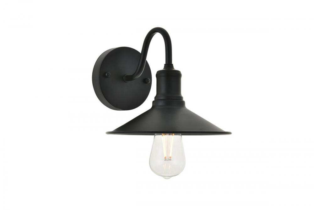 Etude 1 light black Wall Sconce