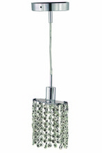 Elegant 1281D-R-E-CL/RC - Mini 1 light Chrome Pendant