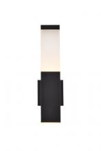 Elegant LDOD4021BK - Raine Integrated LED wall sconce in black