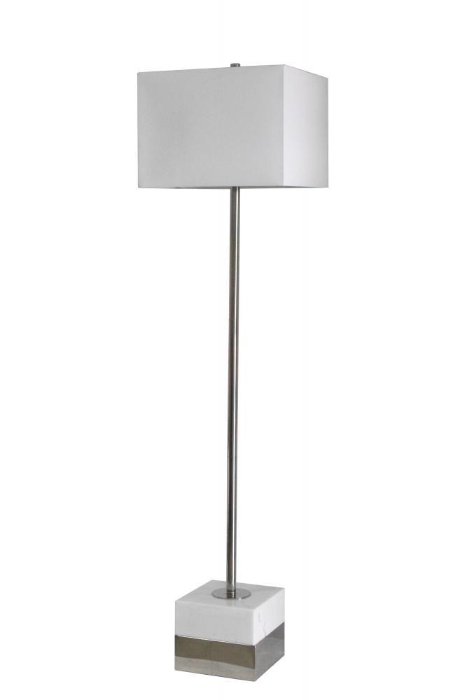 Polished Nickel Floor Lamp