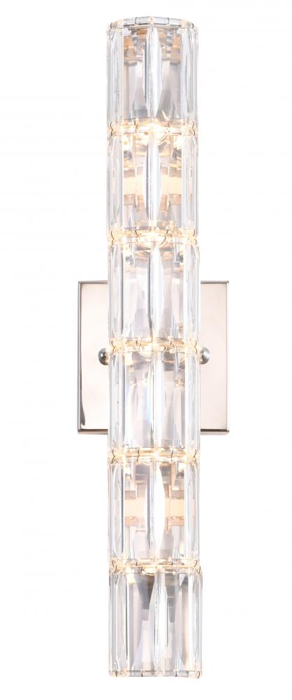 Metal & Crystal Wall Sconce