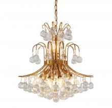 Bethel International Canada BET03C19BR - Metal & Crystal Chandelier