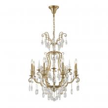 Bethel International Canada BET65XL-AB - Metal & Crystal Chandelier