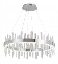 Bethel International Canada FT71C32CR - Stainless Steel & Crystal LED Chandelier