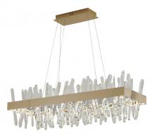 Bethel International Canada LX63C40G - Stainless Steel & Crystal LED Chandelier