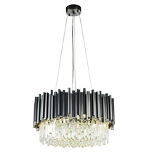 Bethel International Canada MU10C22BLK - Black Chandelier