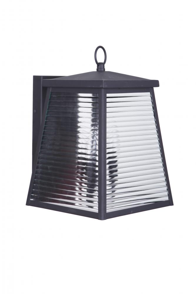 Armstrong 3 Light Medium Outdoor Wall Lantern in Midnight